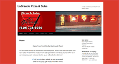 Desktop Screenshot of lagrandepizza.com